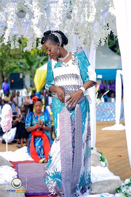Esther at her customary wedding with Richard, shots by Temo Media