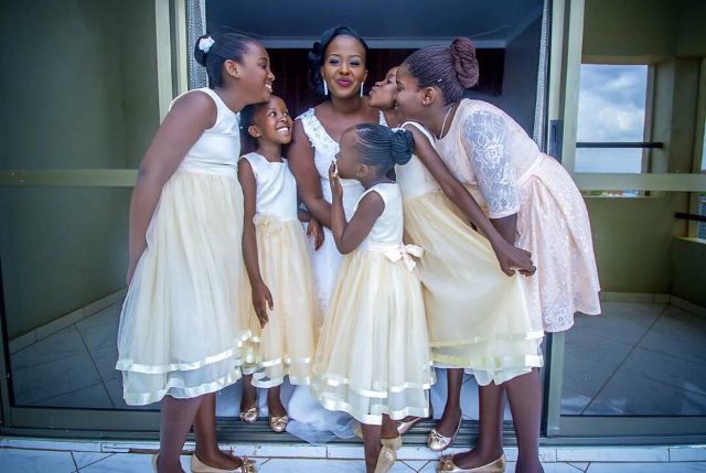Tailored classy flower girl dresses by Nisha's Bridal