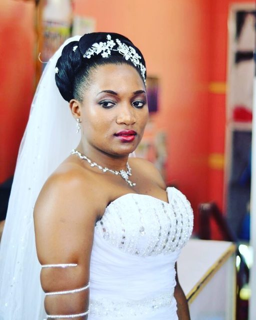 A bride worked on by TEM Fashion WEAR
