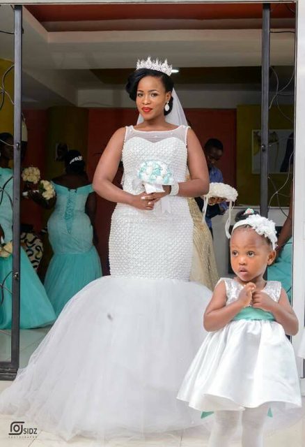 Bride & Flower girl