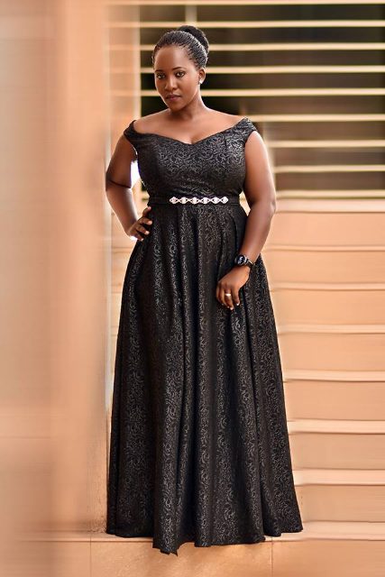 A nice black dress designed by Peponi Clothings