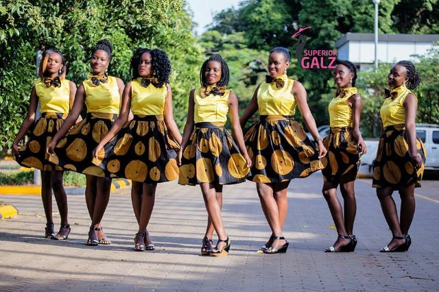 A smart and elegant team of ushers from Superior Galz Ushers