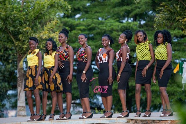 Superior Galz Ushers pose for a photo