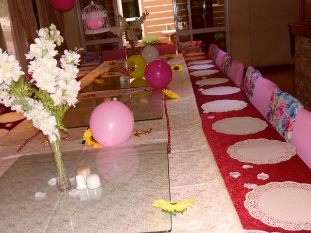 Baby Shower Decor Set up at Casa Miltu Hotel