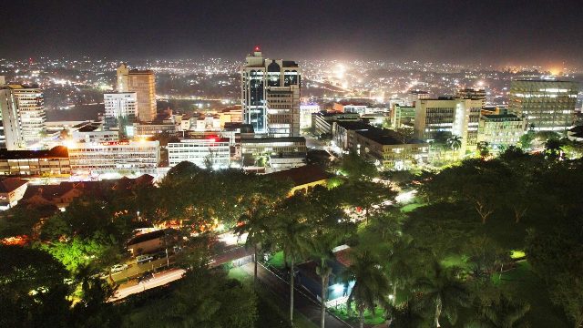 Sheraton Kampala Hotel City Night View