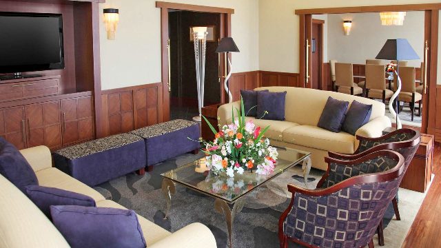 Sheraton Kampala Hotel Presidential Suite Living Room