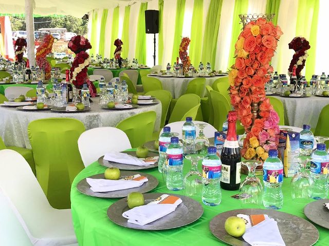 Photos: Exciting Lemon Green, Orange & White Themed Kwanjula Decorations