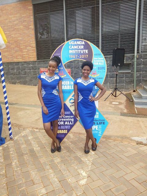 Ushers from Dotaz Ushering Services at the Uganda Cancer Institute