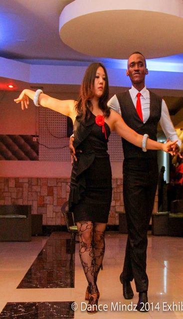 Experts from LRhythm showcase their dance moves during the Dance Mindz 2014 Exhibition in Kampala