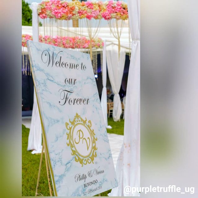 Mr and Mrs. Buyondo's fairytale wedding decor