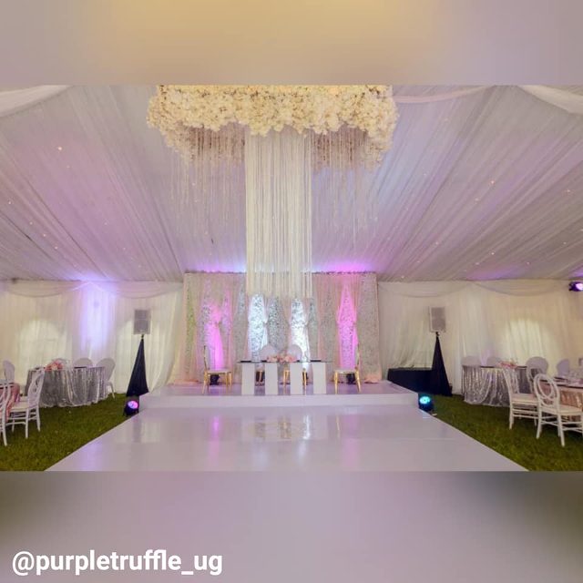 Mr and Mrs. Buyondo's fairytale wedding decor