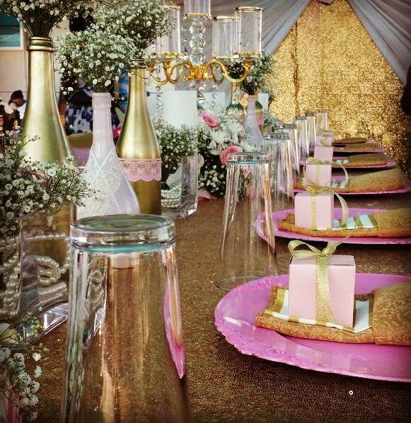 Beautiful Bridal shower decorations by PTW & Events