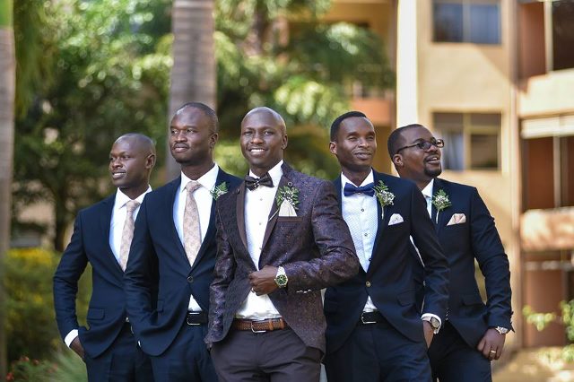 Marcus and his groomsmen