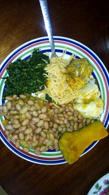 A variety of local food by Tasty Planet Catering Services