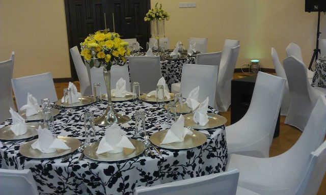 Black and White Decor Set Up at Royal Suites Bugolobi