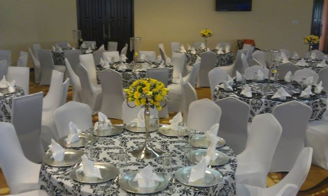 Black and White Decor Set Up at Royal Suites Bugolobi