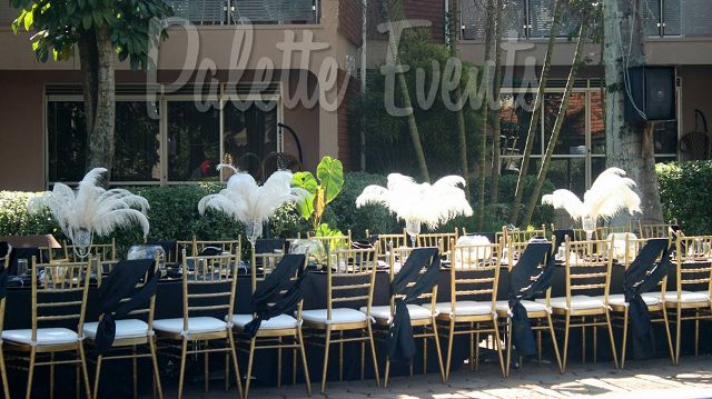 Diana's Bridal Shower Blue & Gold Theme