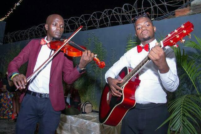 Tayebwa David and his teammate Allan Watson Waswa doing what they do best