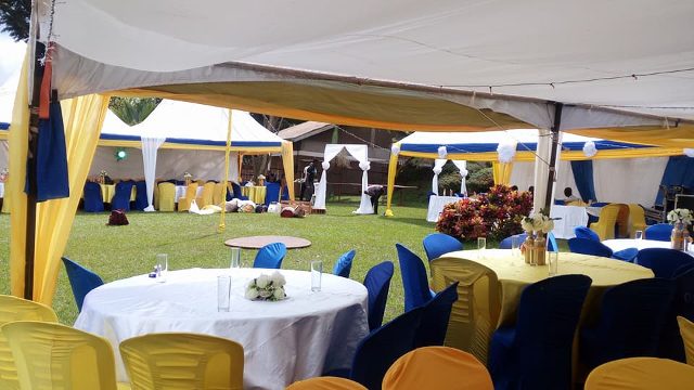 Wedding decorations at Tal Cottages