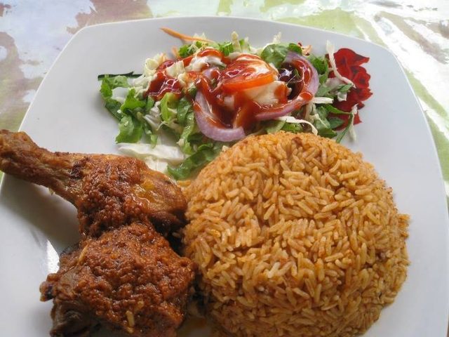 A meal served at Tal Cottages