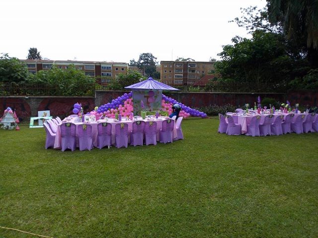 Kids party decorations at Silver Springs Hotel