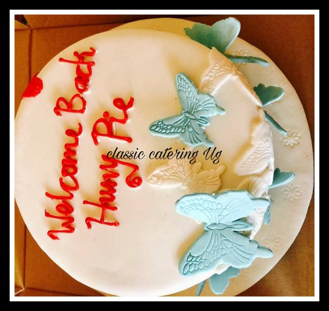 Beautiful cake baked by Classic Catering Uganda