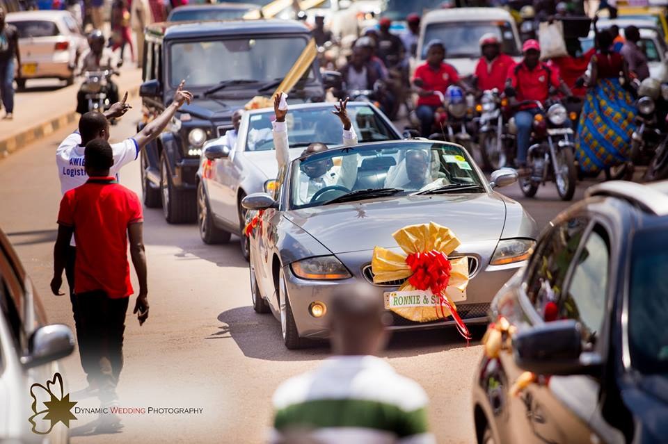 Ronnie And Sylvias Wedding That Brought Kampala Streets To A Stand Still.