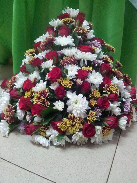 Office flowers organised by Rusadia Florists and Decorations