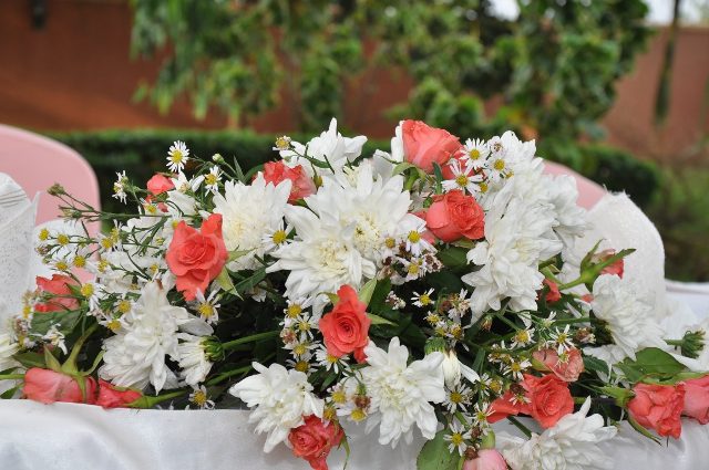 Beautiful flower wedding decorations by Jari Events & Confectionary