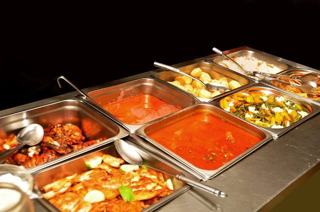 Restraunt buffet at Emerald Hotel Kampala