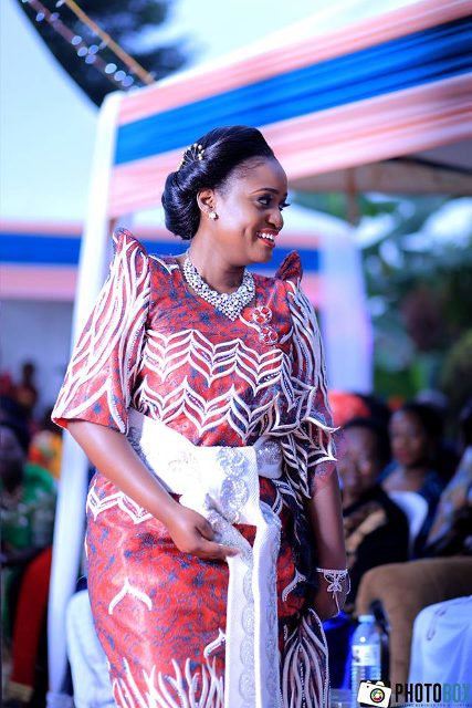 Hilder as she introduced Joel, dressed by Kushona Designs