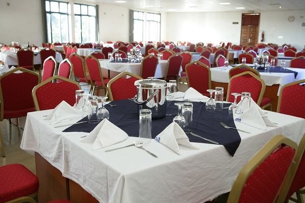 Simple event decorations at Ivys Hotel Kampala
