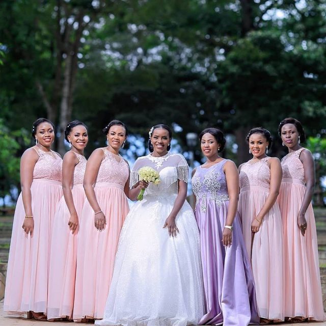 Erica and her maids at Namugongo Catholic Shrine, MultiWays Photography