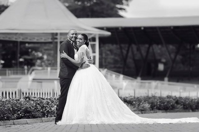 Desmond and Erica at Namugongo Catholic Shrine, powered by MultiWays Photography