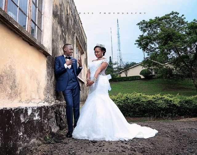 A bride and groom at their wedding photo shoot by MultiWays Photography