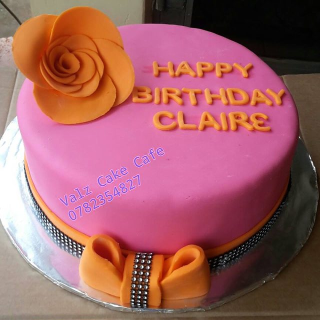Claire's birthday cake from Valz Cake Cafe