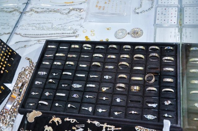 Rings, bracelets, ear rings and necklaces at Radha Jewellery Ltd Uganda