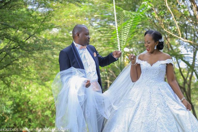 Abbot and Siobhan's white wedding