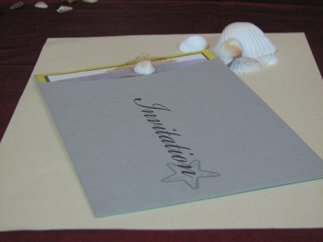 Traditional wedding invitation cards