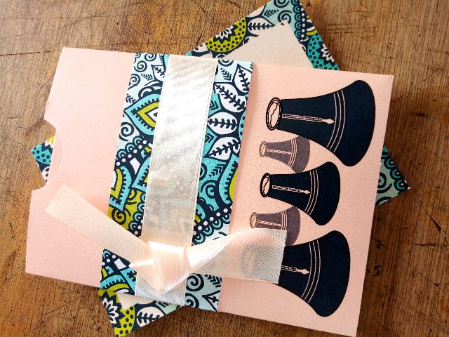Traditional wedding invitation cards