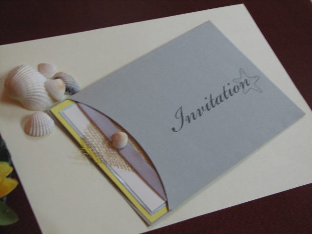Traditional wedding invitation cards