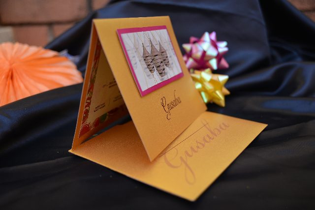 Traditional wedding invitation cards