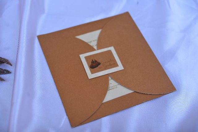 Traditional wedding invitation cards