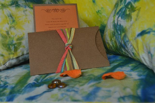Traditional wedding invitation cards