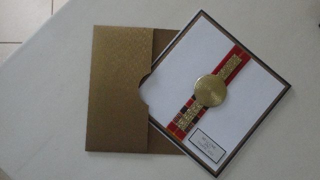 Traditional wedding invitation cards