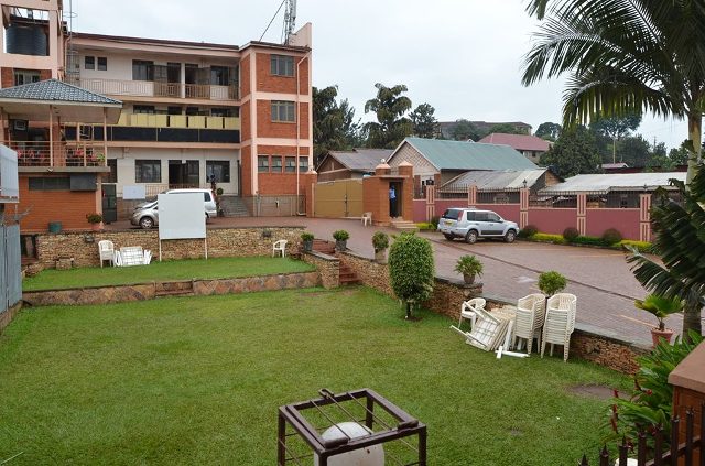 The greenery at Jevine Hotel
