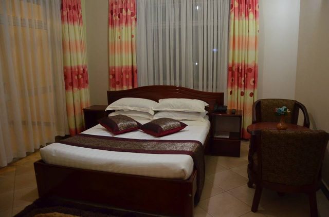 Inside one of the rooms at Jevine Hotel
