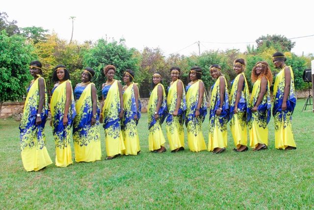 The entire Usher's Palace team at a kuhingira somewhere in Western Uganda