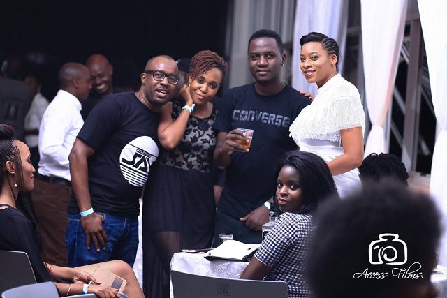 Actress Eleanor Nabwiso hanging out with friends at the Jack Daniels whiskey party, Access Films
