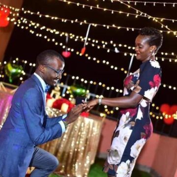 Raymond Mujuni proposes to Rita Kanya via mikolo